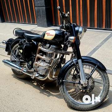 Royal Enfield Bullet classic. Black. Self start 500cc less used -  Motorcycles - 1739842761