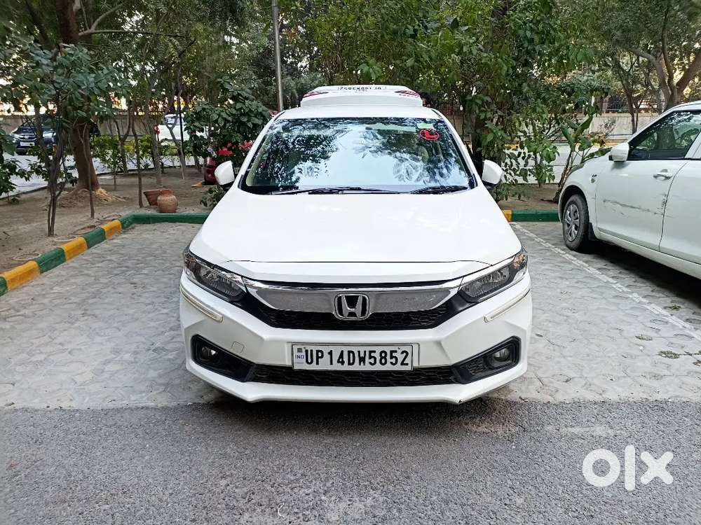 Mint 2018 Honda Amaze 1.5 V Cvt (diesel Auto) – White  With Amp