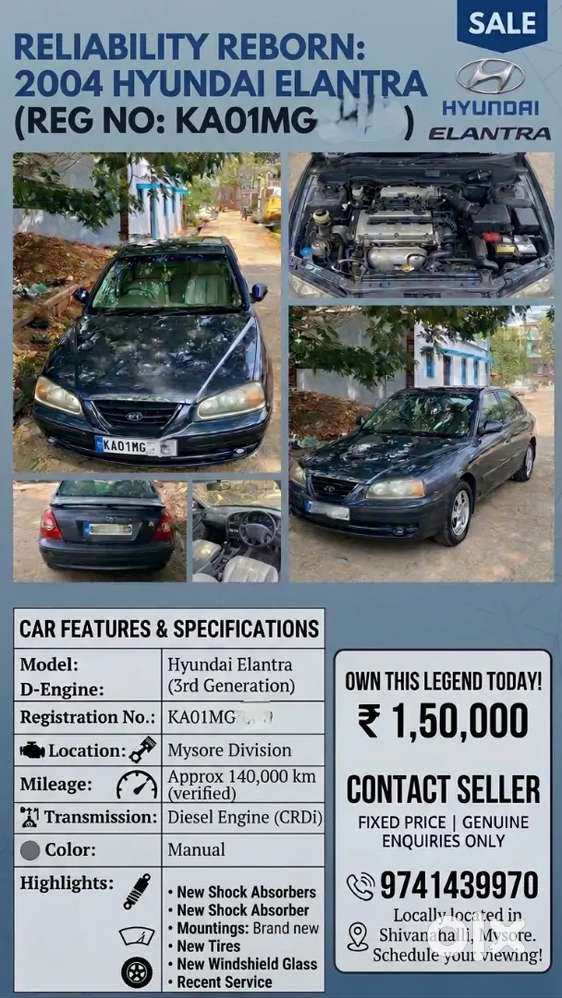 Hyundai Elantra 2004 Variant