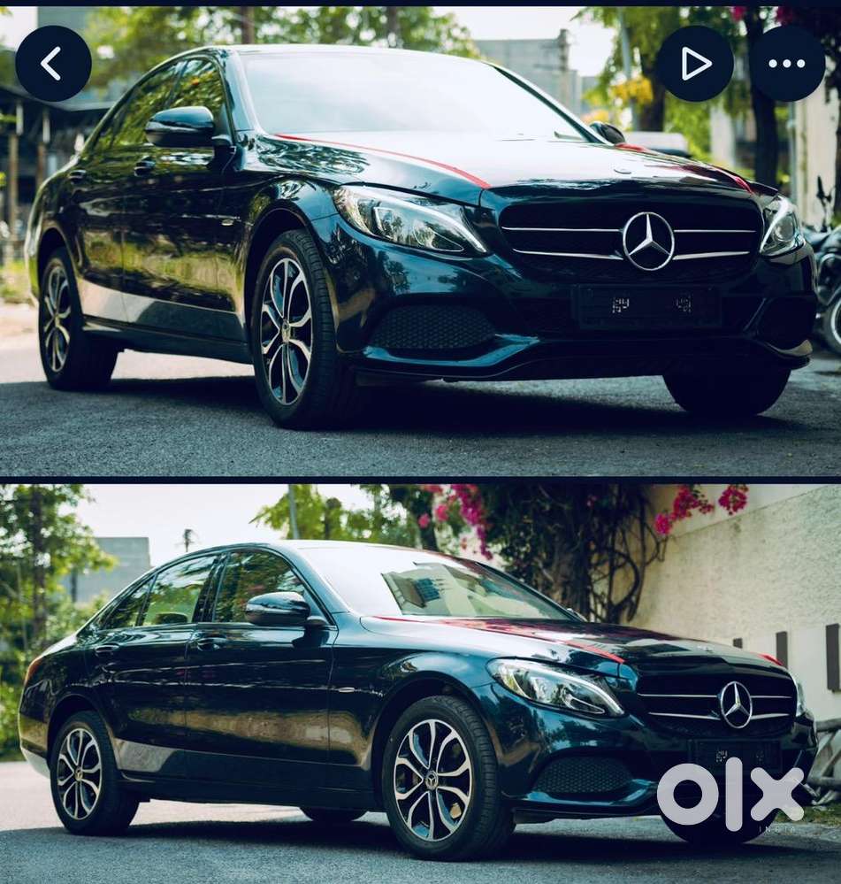 Mercedes-benz C-class 2018 Diesel ,dark Blue Colour,well Maintaned