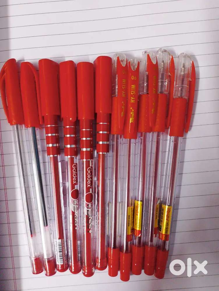 Red pen new (11 piece)