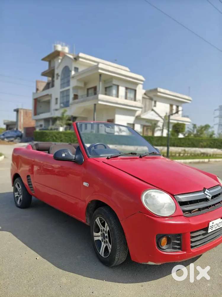 2 Window Red Modified Car  Good Condition All Over Work