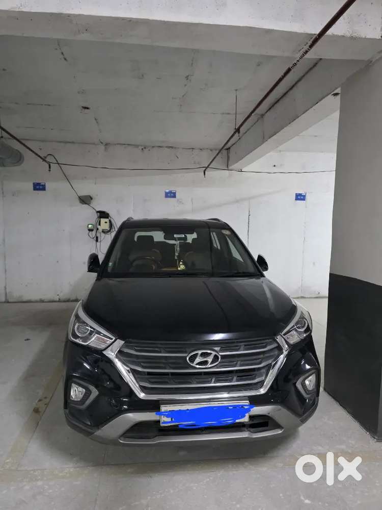 Hyundai Creta 1.6 Sx 2019 Black Colour Single Hand Driven