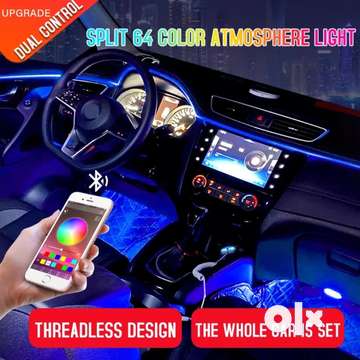Car led Interior Ambient Atmosphere Mood Light Rgb phone App control -  Spare Parts - 1579581439