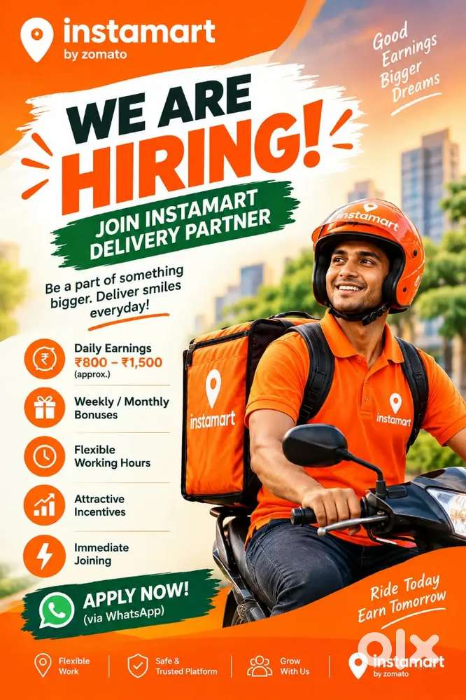 INSTAMART PART-TIME DELIVERY JOB IN THRISSUR