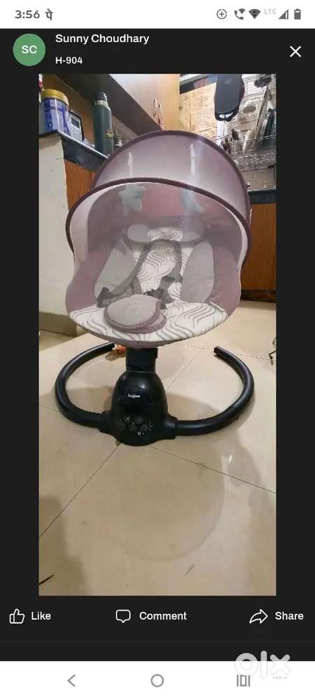Baybee Automatic electric swing cradle