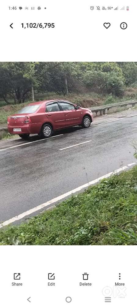 Toyota Etios Diesel 2012 Car