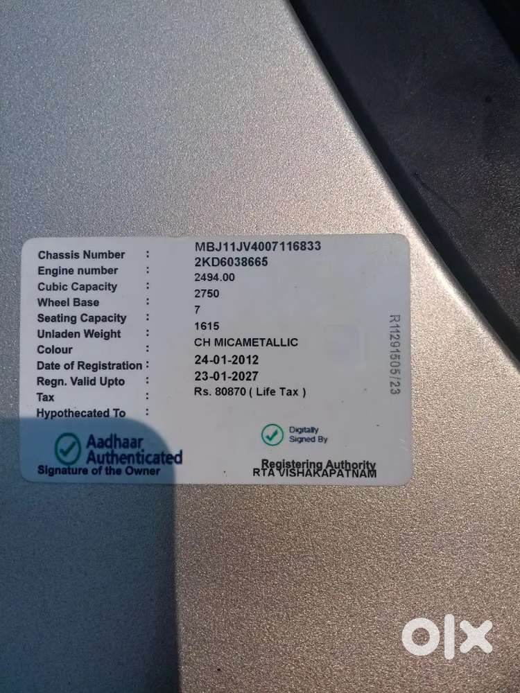 Good Engine Chilled Ac Original Parts Good Milage