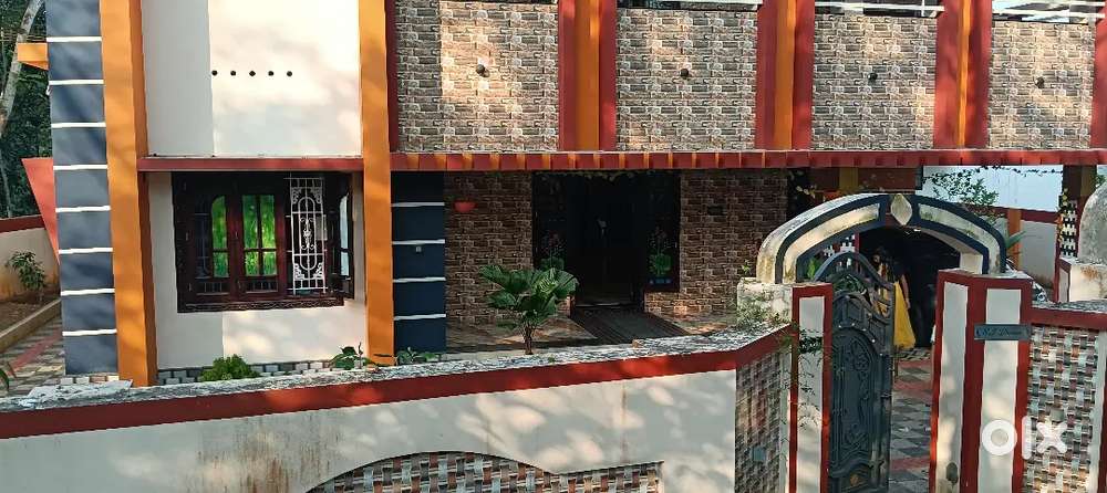 The house and the land surrounding the house