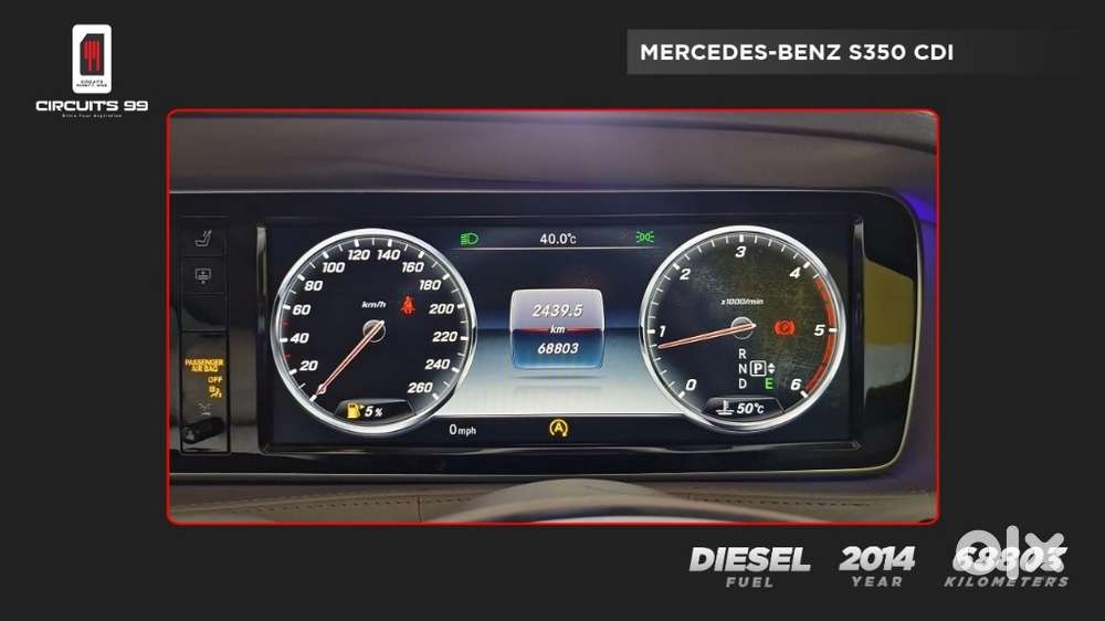 Mercedes-benz S-class S 350 Cdi, 2015, Diesel