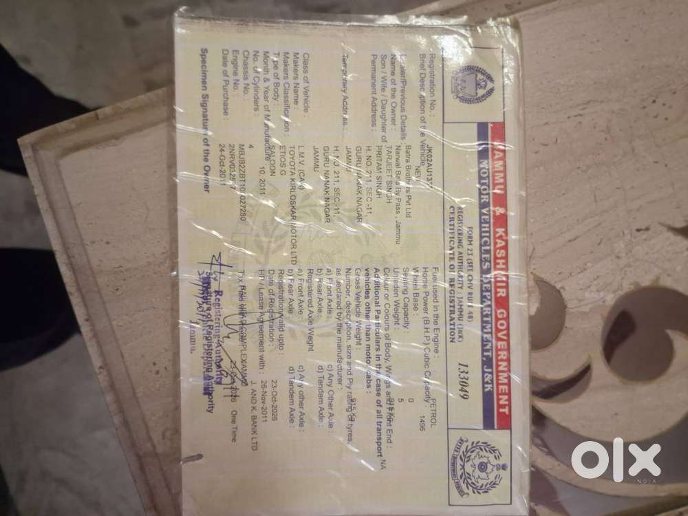 Single Hand Driven,in Good Condition