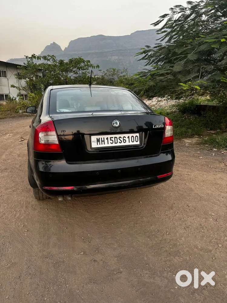 Skoda Laura Black Colour Near Interior