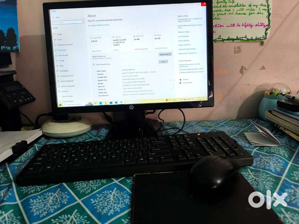 Intel i3 7th Gen Desktop PC | 4GB RAM | 1TB HDD | Intel HD 630