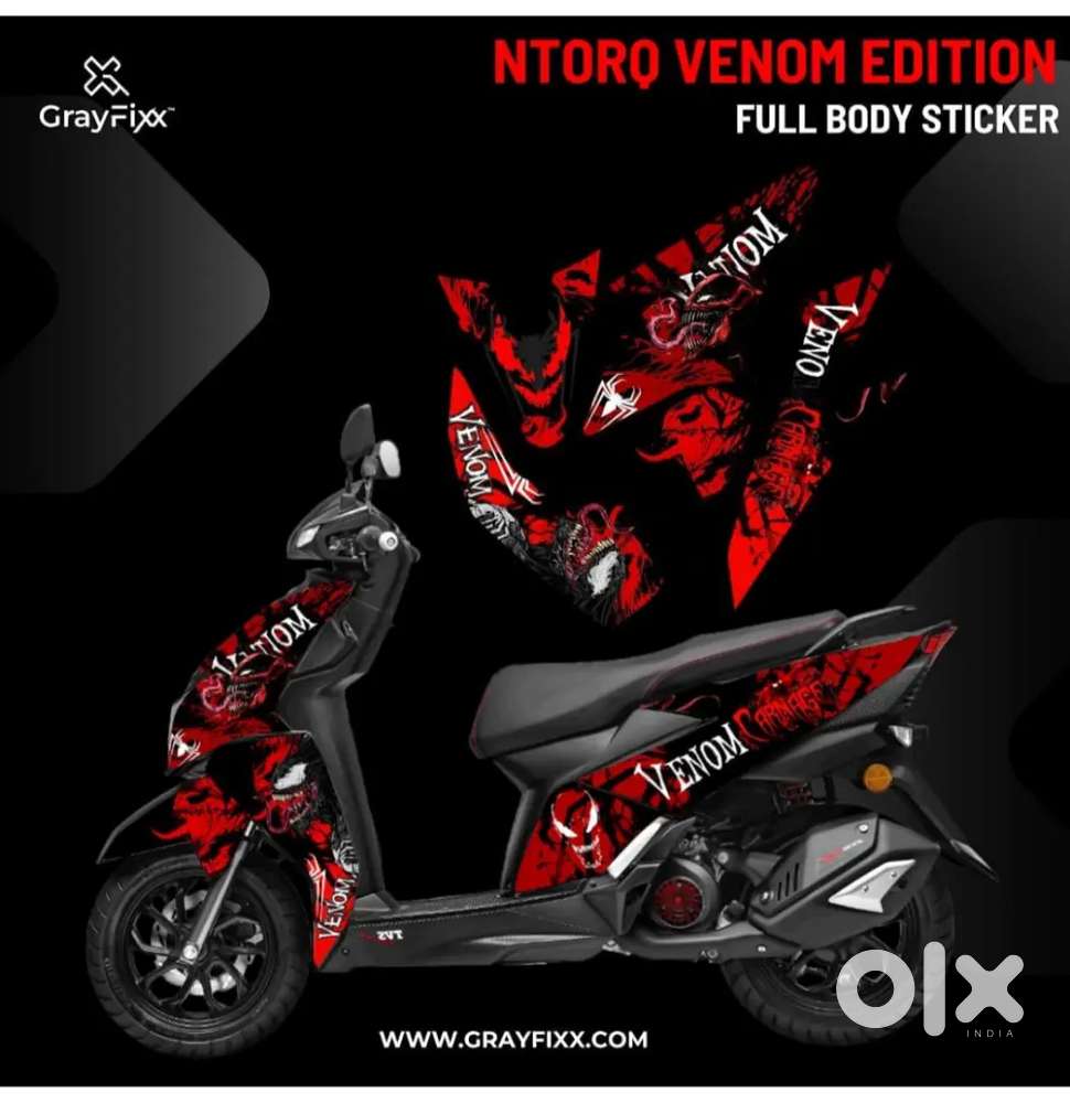 TVS Ntorq 125 Venom Edition Graphics - Brand New & Unused