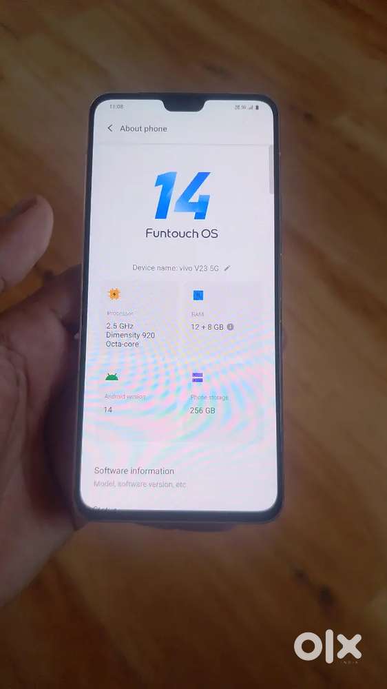 Vivo v23 5g 12gb ram 256 internal