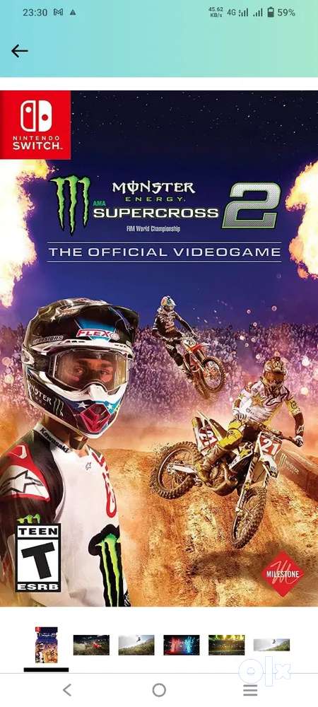 Monster energy supercross 2 shop switch