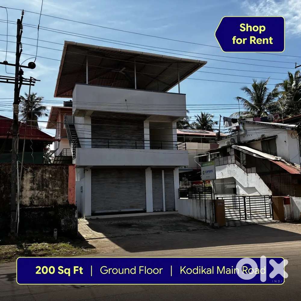 200 Sq Ft Shop for Rent  Kodikal