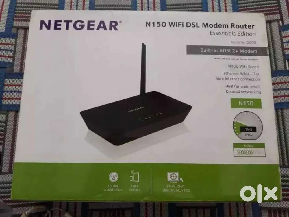 New Netgear WiFi Router N150 WiFi DSL Modem Router