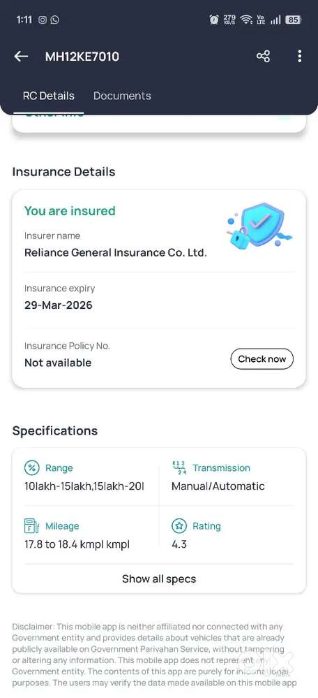 Honda City 2013 Cng & Hybrids 92000 Km Driven