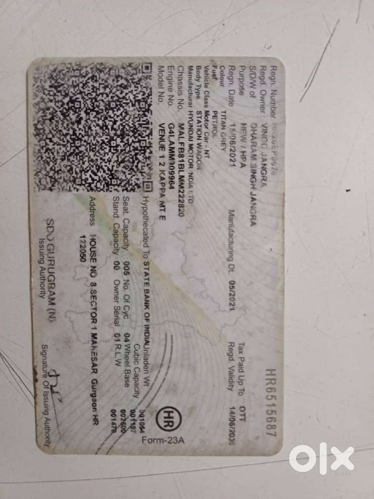 Hyundai Venue E 1.2 Petrol, 2021, Petrol