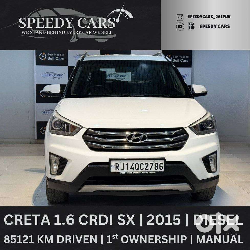 Hyundai Creta 1.6 Crdi Sx, 2015, Diesel