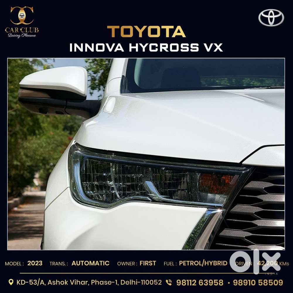 Toyota Innova Hycross 2.0 Vx Hybrid 7 Str, 2023, Petrol