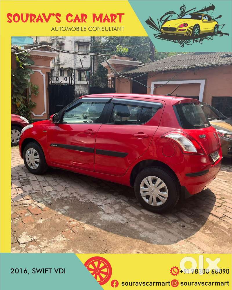Maruti Suzuki Swift Vdi Bs Iv, 2016, Diesel