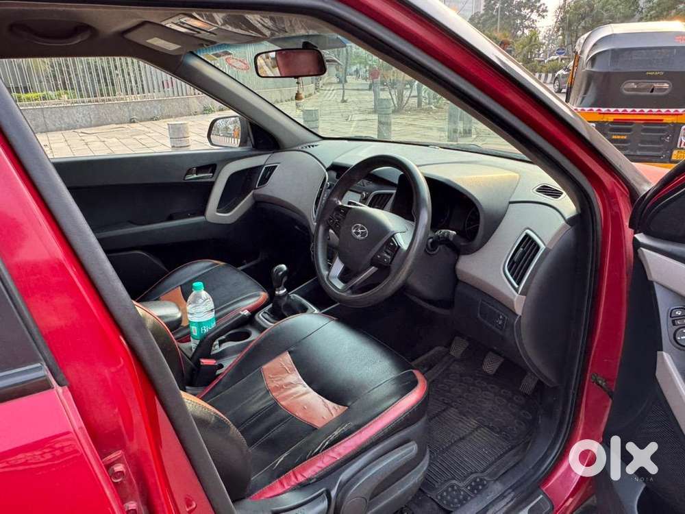 Hyundai Creta 2017 Petrol Well Maintained Red Passion Colour