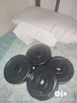 Plates Used Gym Fitness equipment for sale in Koramangala OLX