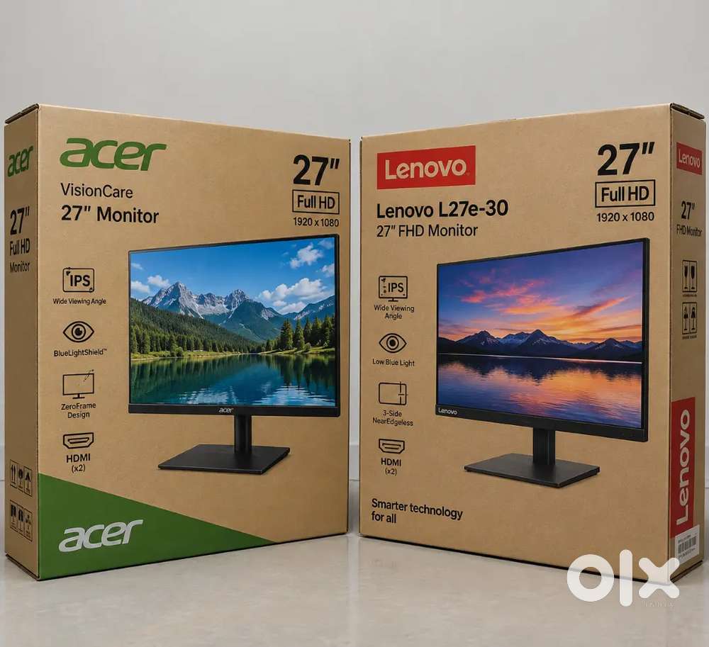 Acer And Lenovo Gaming Monitor available