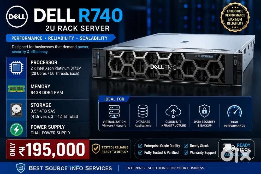 Dell R740 2U Rack server