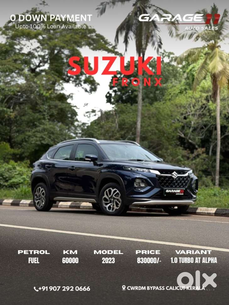 Maruti Suzuki Fronx Alpha 1.0l Turbo 6 At, 2023, Petrol