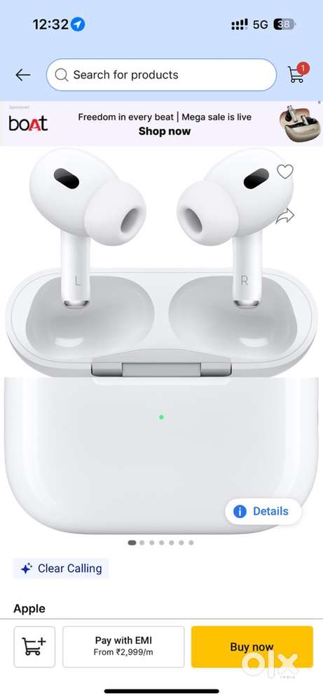 charging case apple airpods pro flipkart