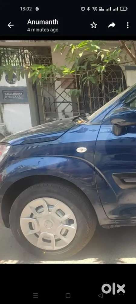 Maruthi Ignis Blue Color