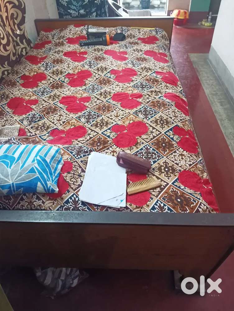 Wooden bed