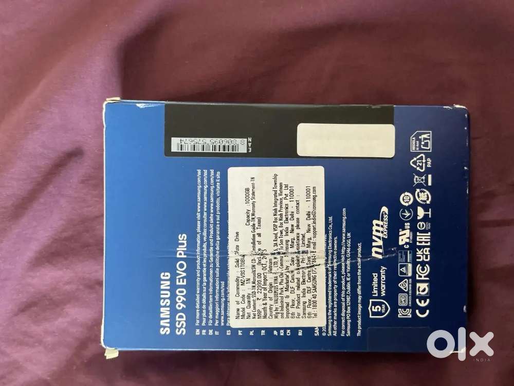 Samsung 990 Evo plus ssd 1tb