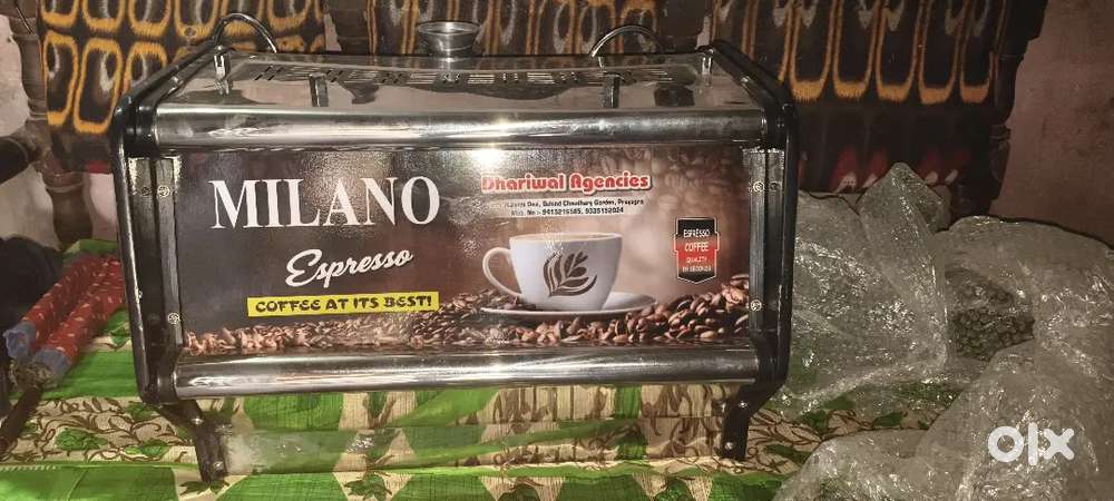 Milano coffee machin 21 inchi koi kami nhi h bs 2 moth purana h