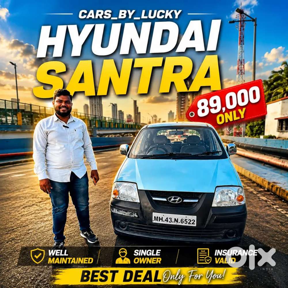  *hyundai Santro Xl Dli Bsiii (2006)*
 Petrol + Cng  First Owner