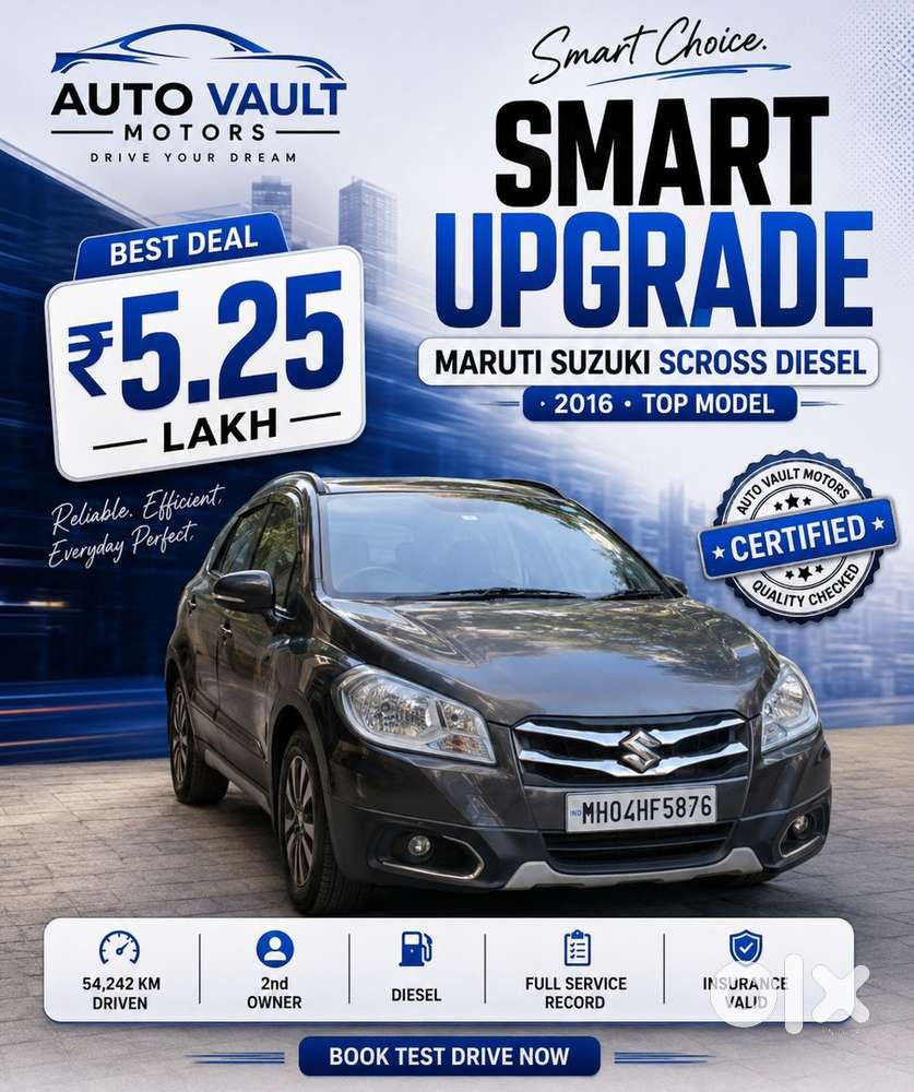 Maruti Suzuki S-cross 2016 Diesel Good Condition
