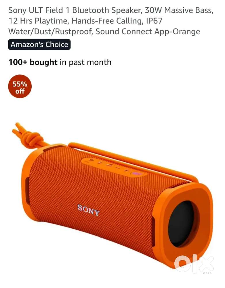 Sony bluetooth speaker