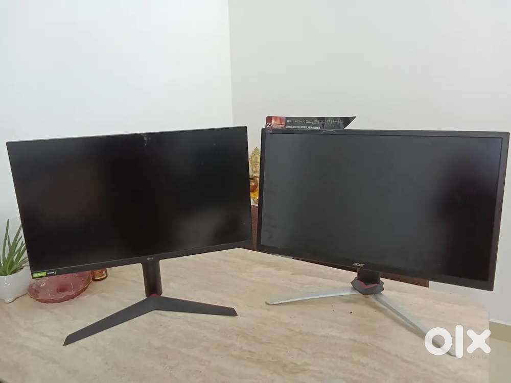 Two 27 Gaming Monitors for Parts – Acer Nitro XV3 & LG UltraGear (Bro