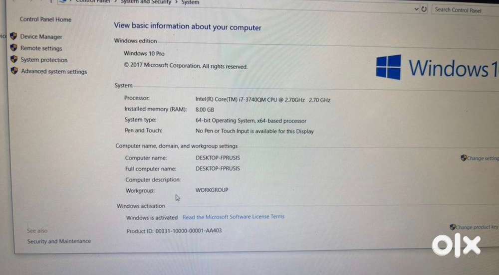 Dell lattitude E6540 condition fair urgent sell becuae buying new
