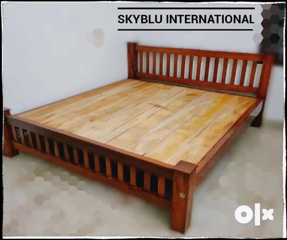 Mahogany cot bed on sale