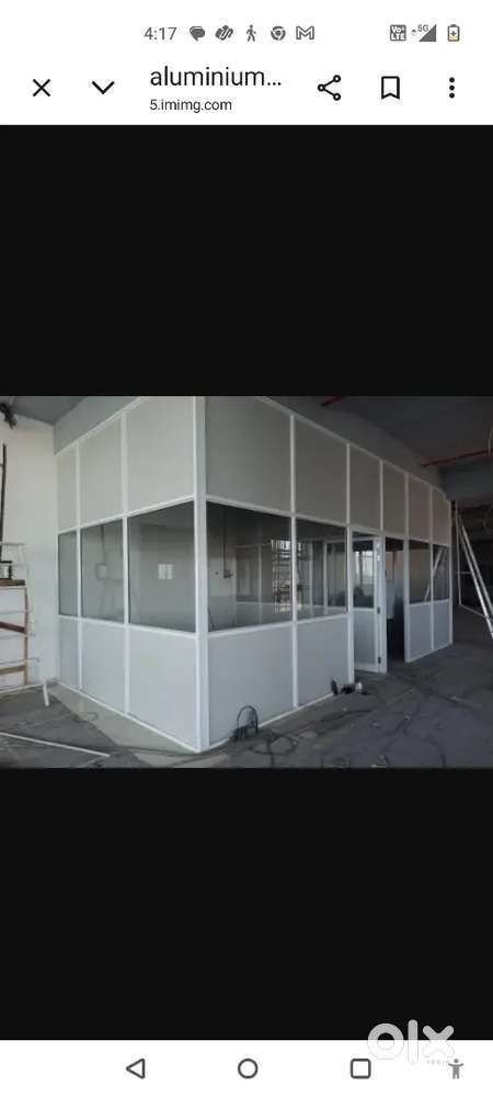 Aluminium partition 8500 sq ft