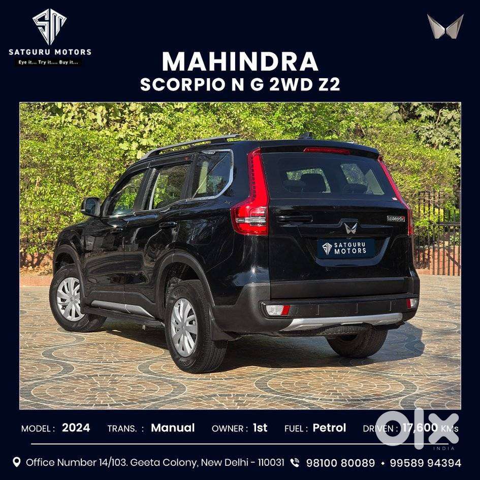 Mahindra Scorpio N Z2 Petrol Mt 6 Str, 2024, Petrol