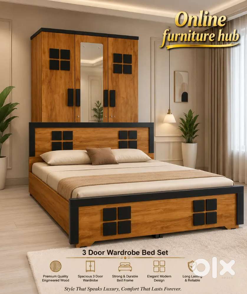 Classic design double woth cupboard combo