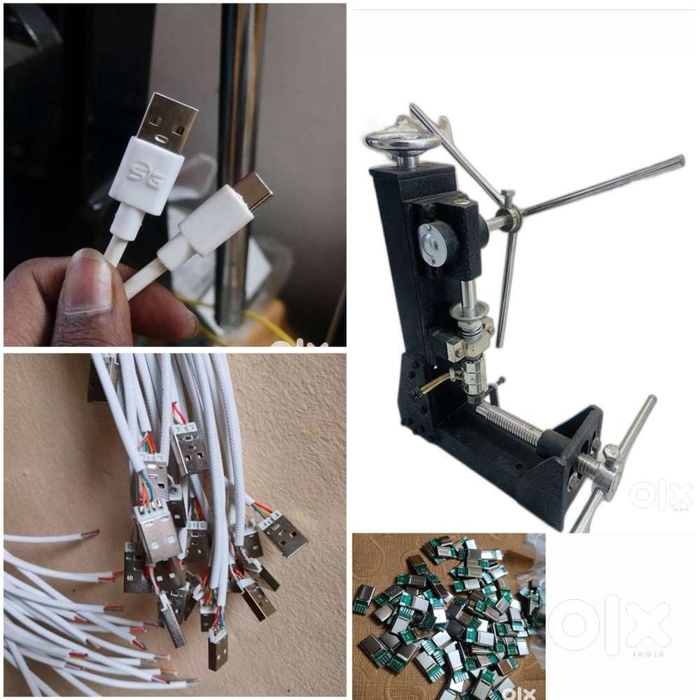 Hand molding data cable machine