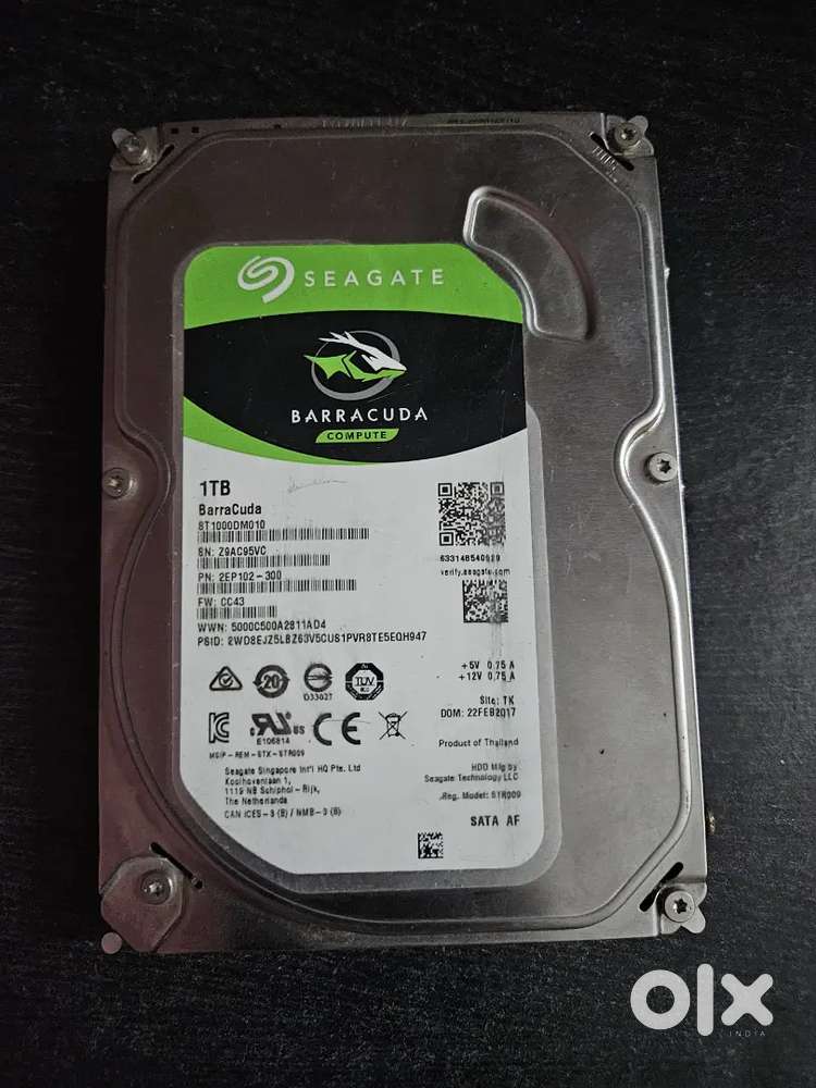 Seagate1 TB SATA Internal Hard Disk