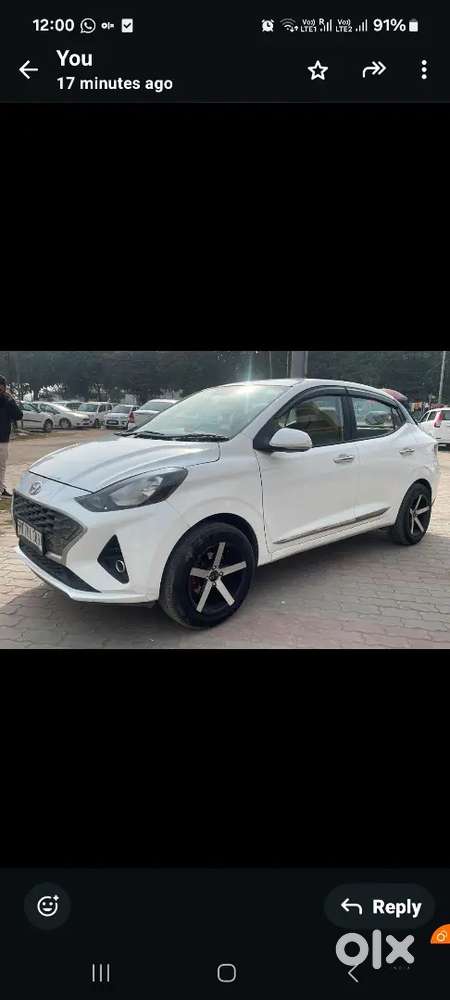 Hyundai Aura 2022 Cng & Hybrids 52500 Km Driven Well Condition