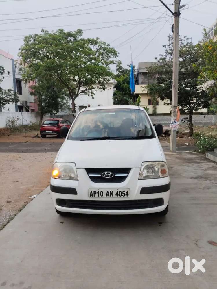 Santro Xing Gl 2008 Petrol , Noble White Colour